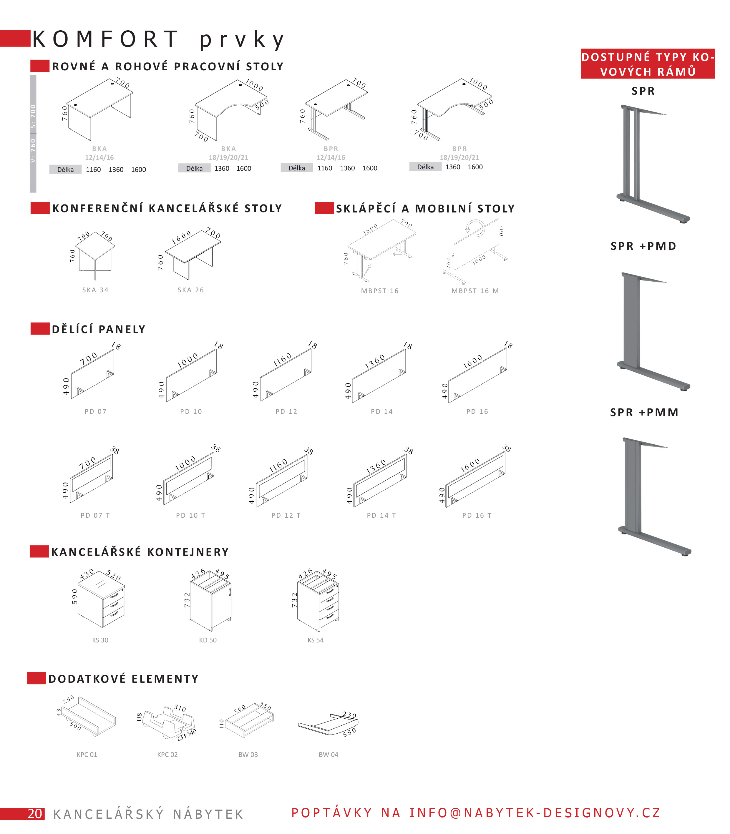 Katalog Kancelársky nábytok KOMFORT